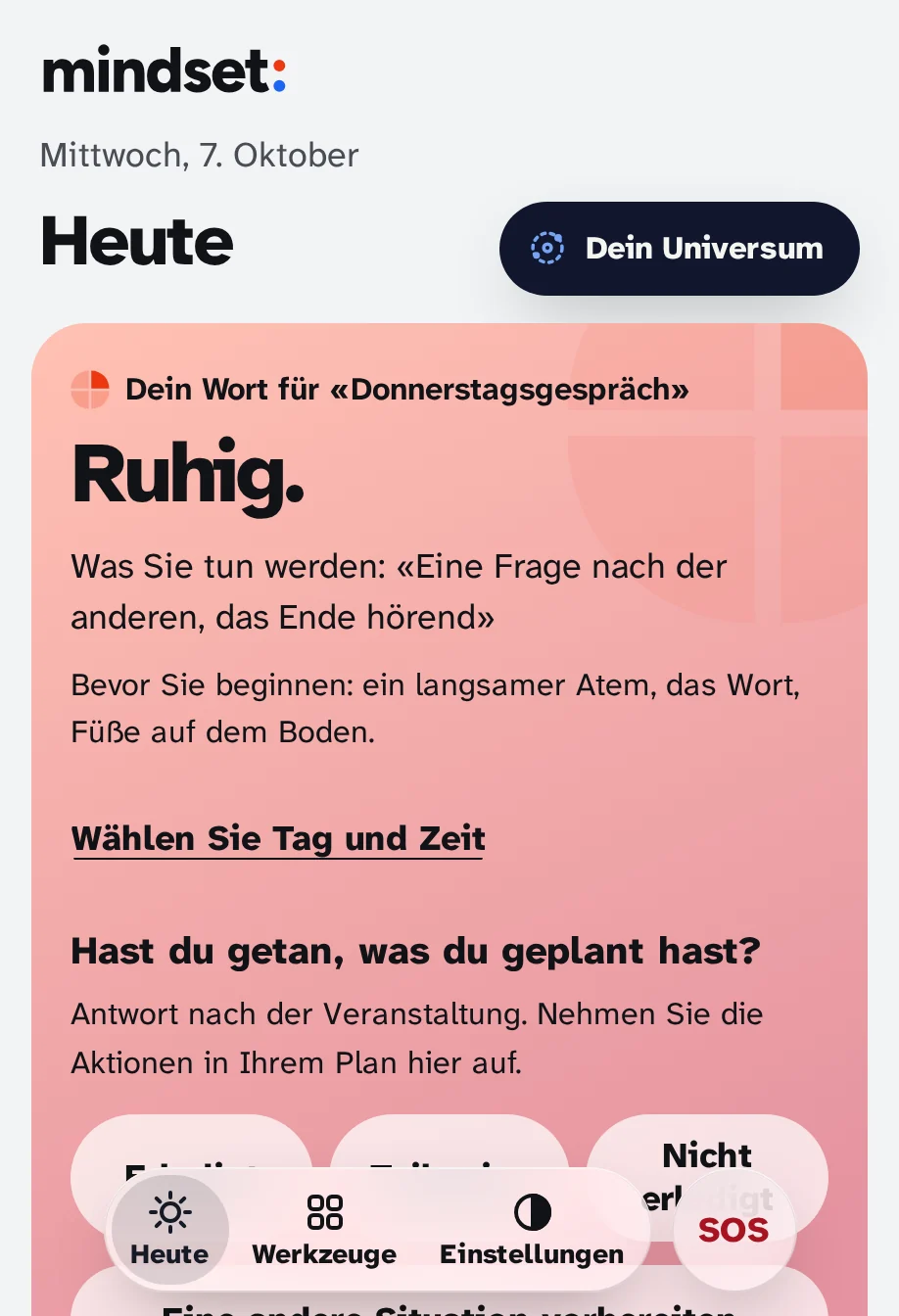 Heute mit der Live-Energie: die gleiche Karte, mit helleren Farben.
