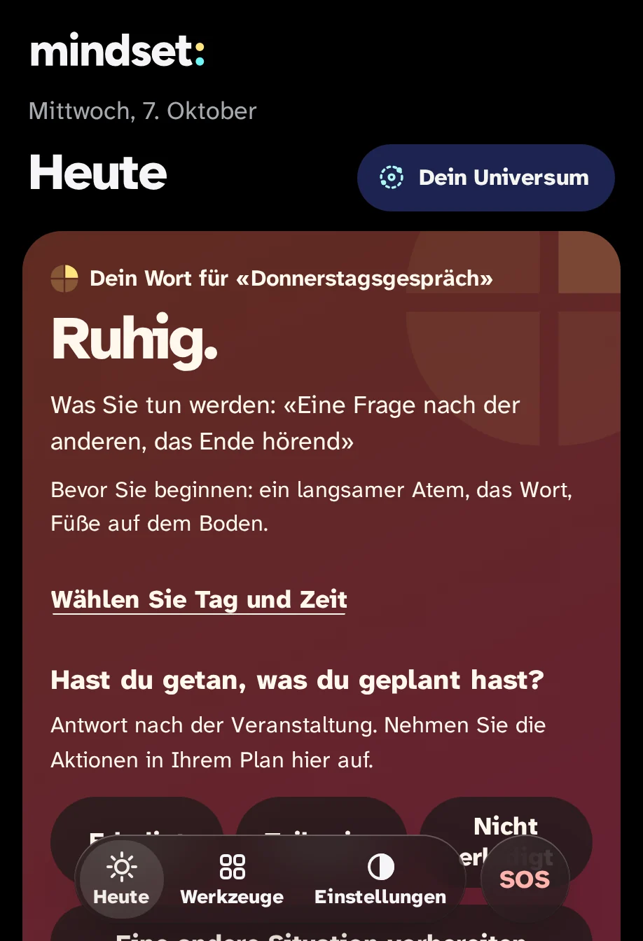 Heute mit der Live-Energie: die gleiche Karte, mit helleren Farben.