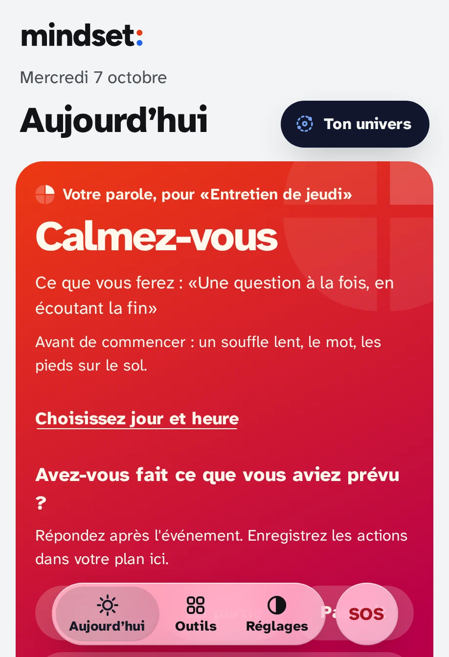 Aujourd'hui avec toute l'énergie: la même carte, en plein rouge.