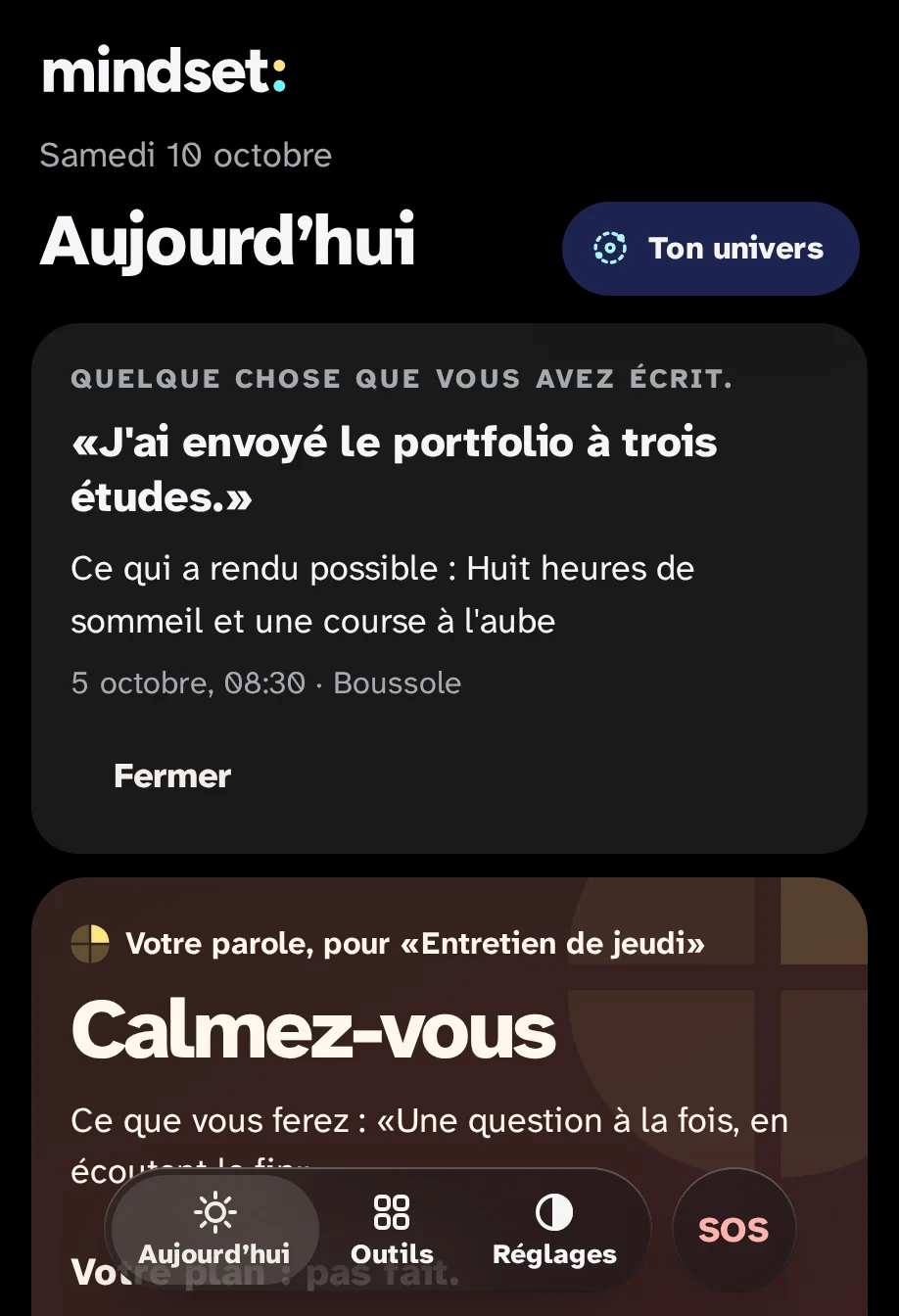Aujourd'hui dans un jour: quelque chose que vous avez écrit, j'ai envoyé le portfolio à trois études, et ce qui l'a rendu possible.
